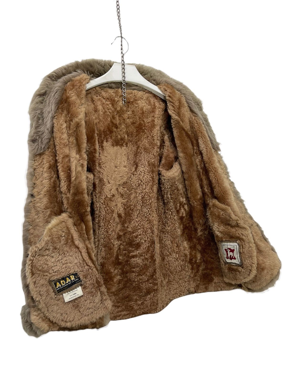 Leather Made in Spain Shearling Jacket Sheepskin 3🟩3 Size US S / EU 44-46 / 1 - 5 Thumbnail