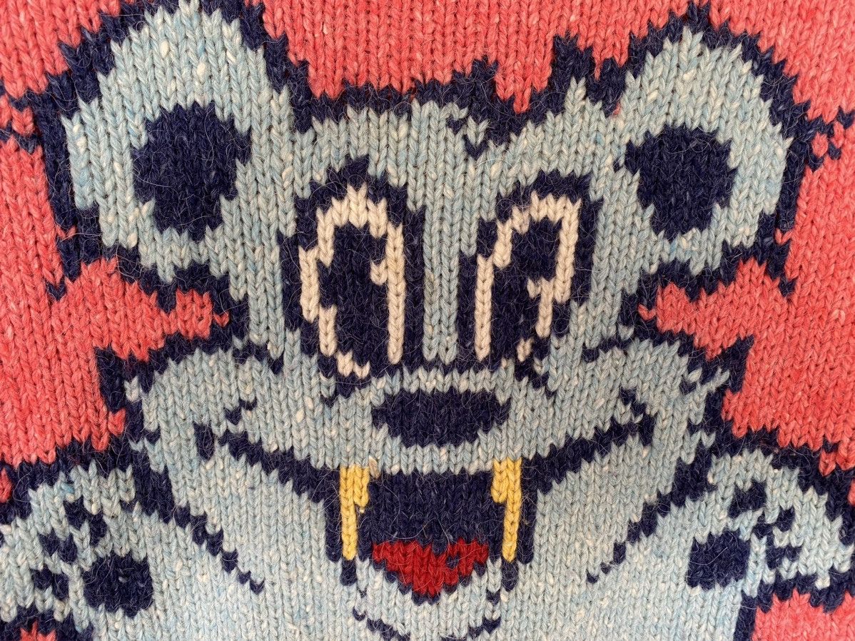 Hysteric Glamour AW98 Hysteric Devil bear intarsia knit Size US M / EU 48-50 / 2 - 7 Thumbnail