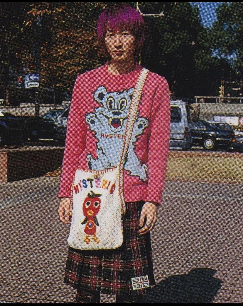 Hysteric Glamour AW98 Hysteric Devil bear intarsia knit Size US M / EU 48-50 / 2 - 1 Thumbnail