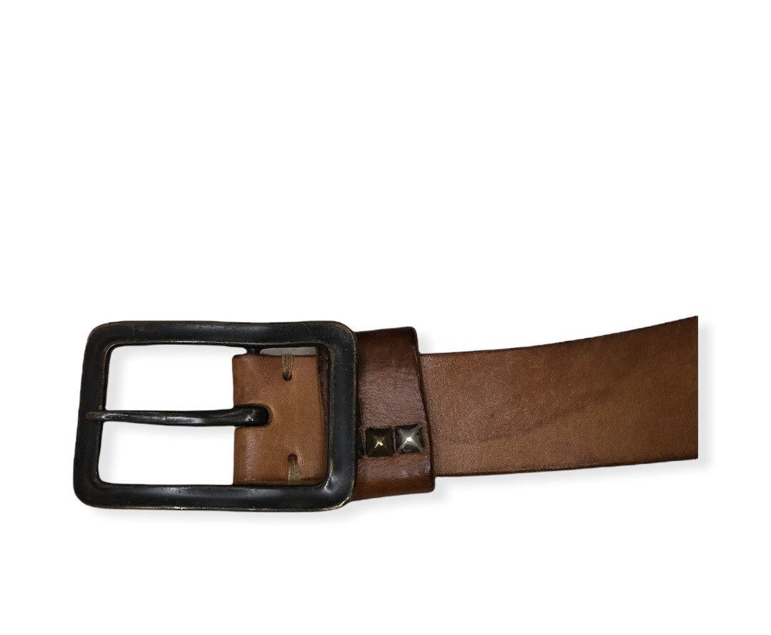 Leather × Lee Vintage Lee Metal Spark PunkRock Style Leather Buckle Belts Size ONE SIZE - 2 Thumbnail