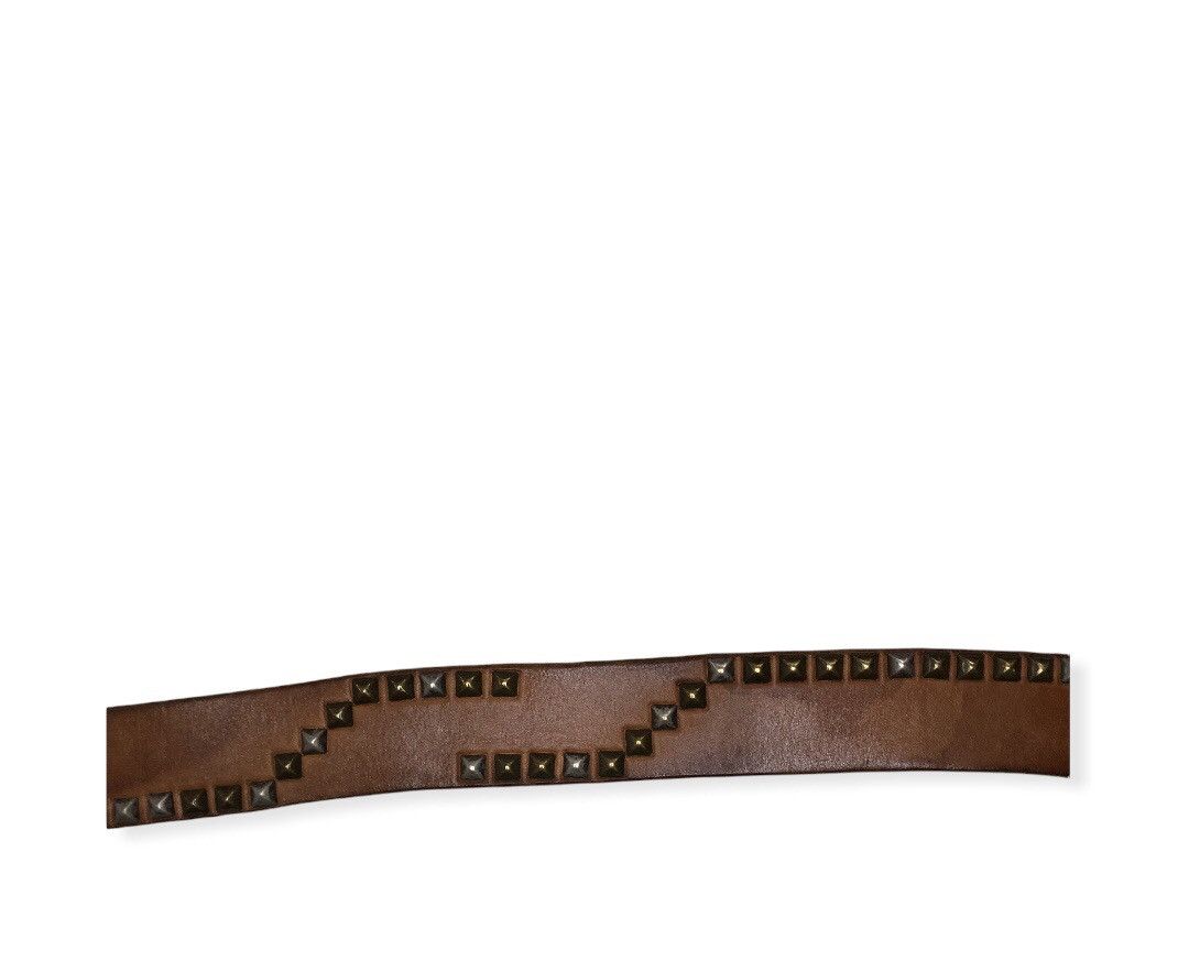 Leather × Lee Vintage Lee Metal Spark PunkRock Style Leather Buckle Belts Size ONE SIZE - 8 Thumbnail