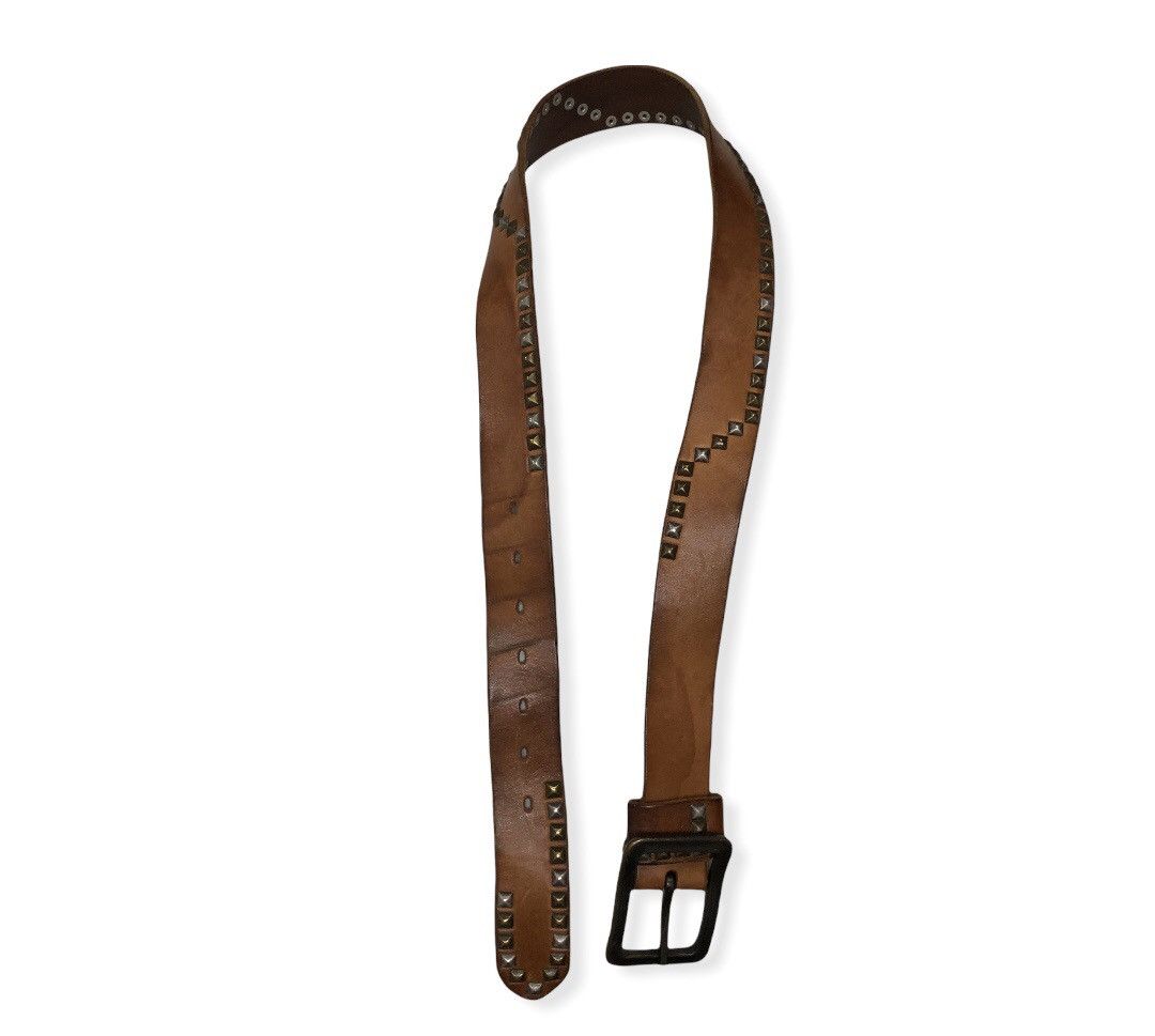 Leather × Lee Vintage Lee Metal Spark PunkRock Style Leather Buckle Belts Size ONE SIZE - 9 Thumbnail