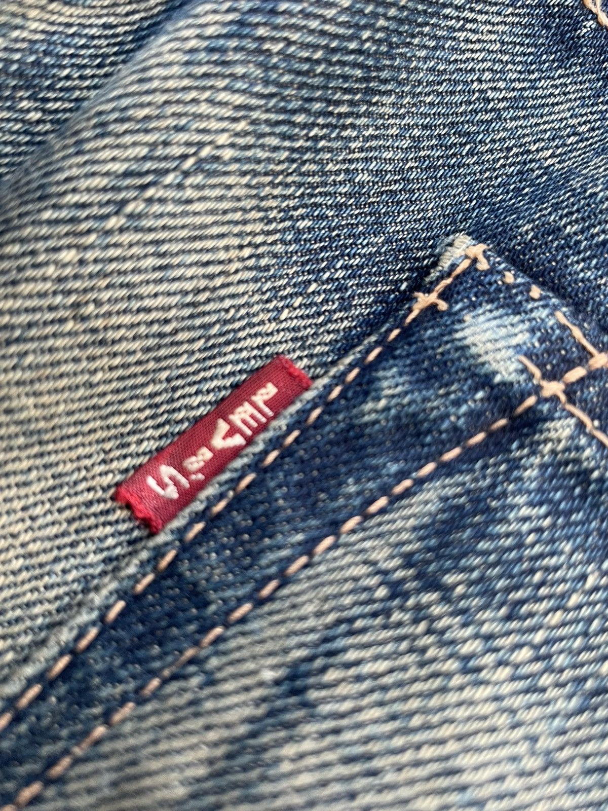 Levi's Vintage Levis 501 E 1944 2004 Aging Faded Wash Denim Size US 32 / EU 48 - 19 Thumbnail