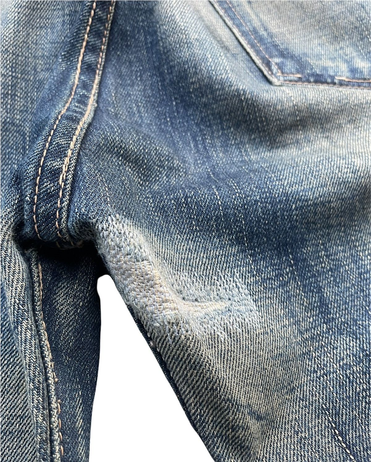 Levi's Vintage Levis 501 E 1944 2004 Aging Faded Wash Denim Size US 32 / EU 48 - 12 Thumbnail