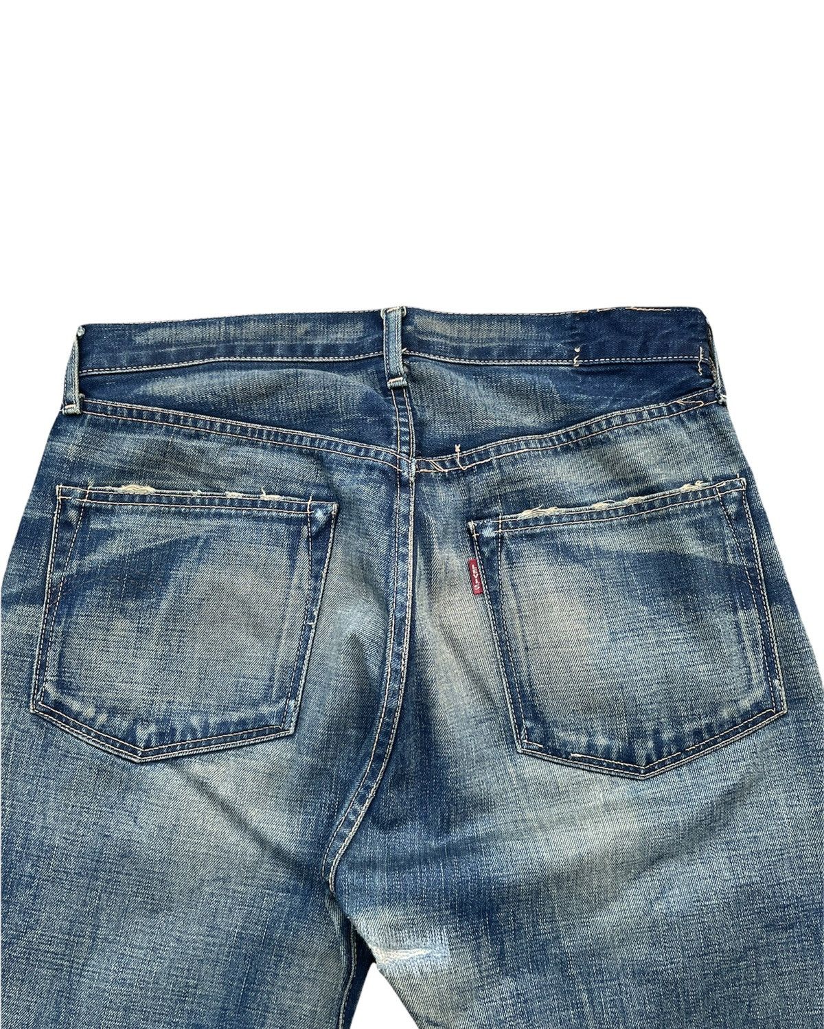 Levi's Vintage Levis 501 E 1944 2004 Aging Faded Wash Denim Size US 32 / EU 48 - 11 Thumbnail