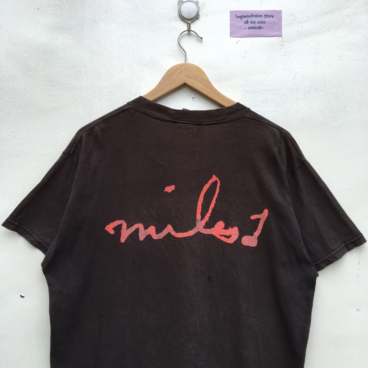 Band Tees Vintage 2001 Miles Davis Signature Birth of The Cool Tshirt Size US M / EU 48-50 / 2 - 13 Thumbnail