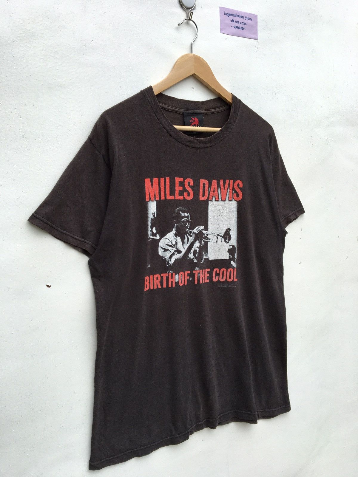 Band Tees Vintage 2001 Miles Davis Signature Birth of The Cool Tshirt Size US M / EU 48-50 / 2 - 4 Thumbnail