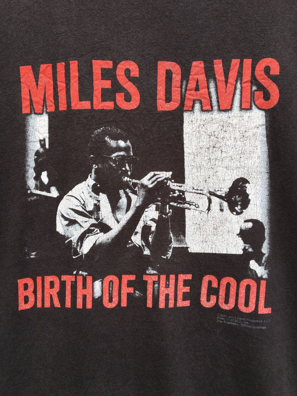 Band Tees Vintage 2001 Miles Davis Signature Birth of The Cool Tshirt Size US M / EU 48-50 / 2 - 6 Thumbnail