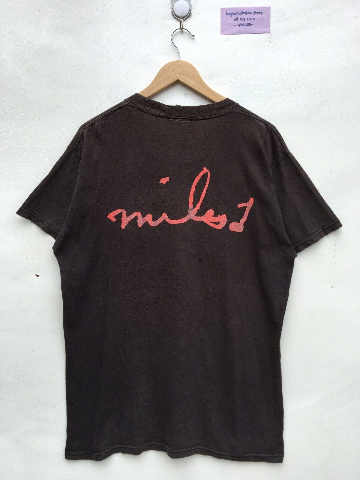 Band Tees Vintage 2001 Miles Davis Signature Birth of The Cool Tshirt Size US M / EU 48-50 / 2 - 10 Thumbnail