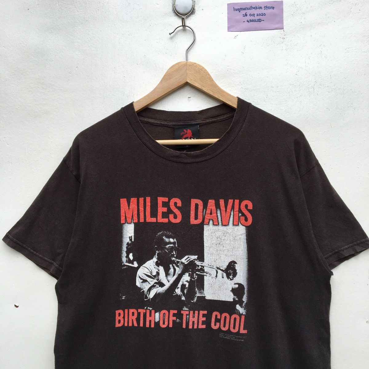 Band Tees Vintage 2001 Miles Davis Signature Birth of The Cool Tshirt Size US M / EU 48-50 / 2 - 5 Thumbnail