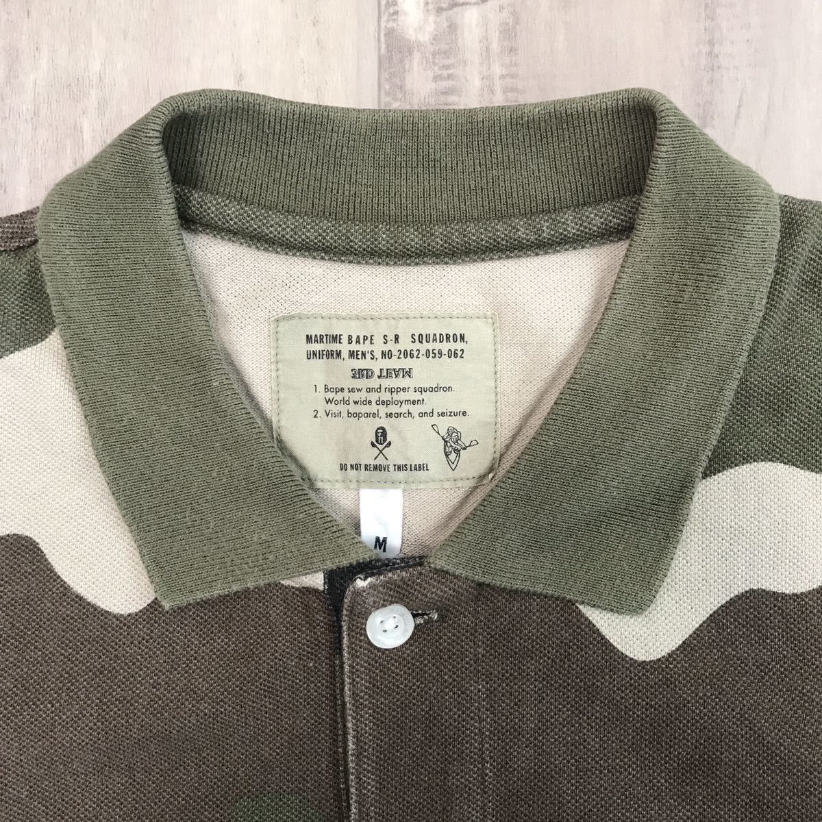 Bape × Nigo BAPE woodland camo polo shirt a bathing ape NIGO Size US M / EU 48-50 / 2 - 2 Thumbnail