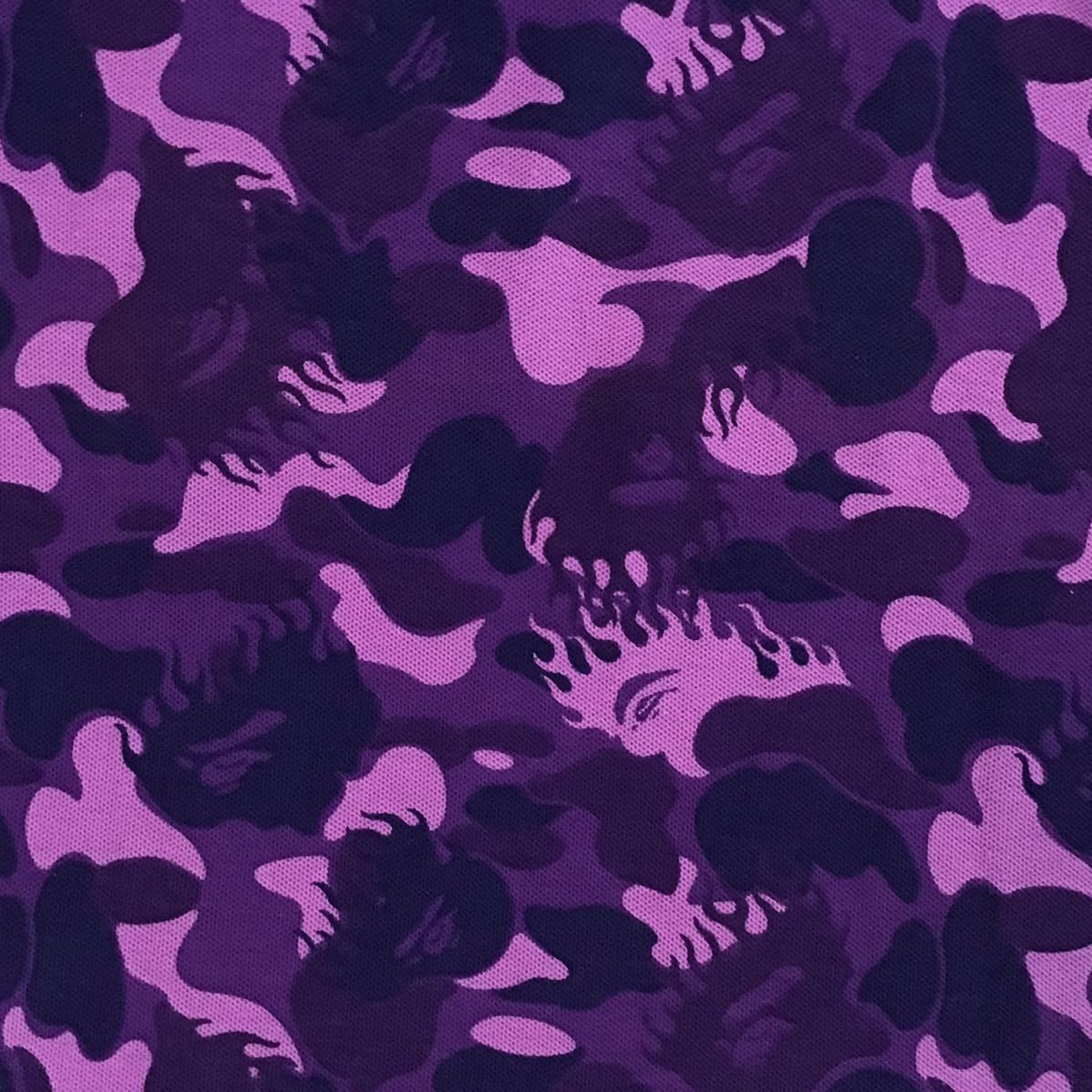 Bape BAPE fire camo polo shirt purple camo flame Size US S / EU 44-46 / 1 - 4 Thumbnail