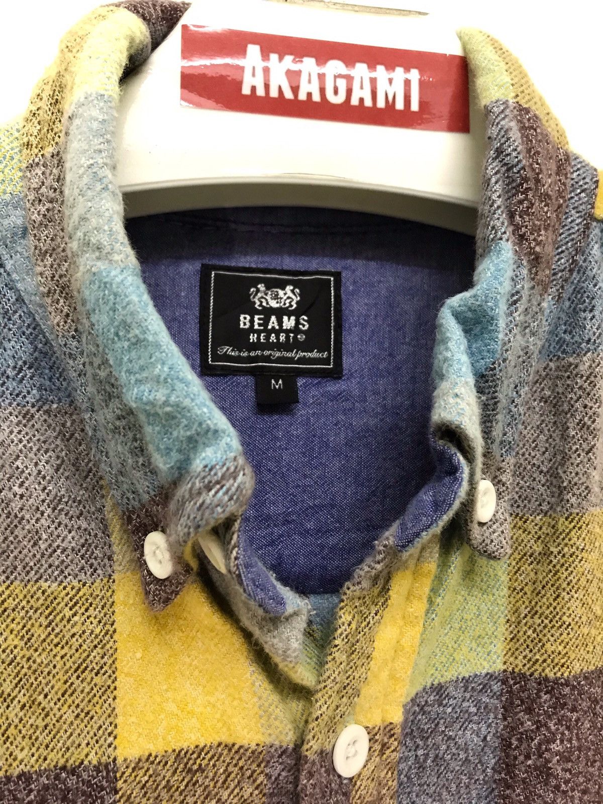 Beams Plus Beams Heart Flannel Shirt Check 6🟩2 Size US M / EU 48-50 / 2 - 4 Thumbnail