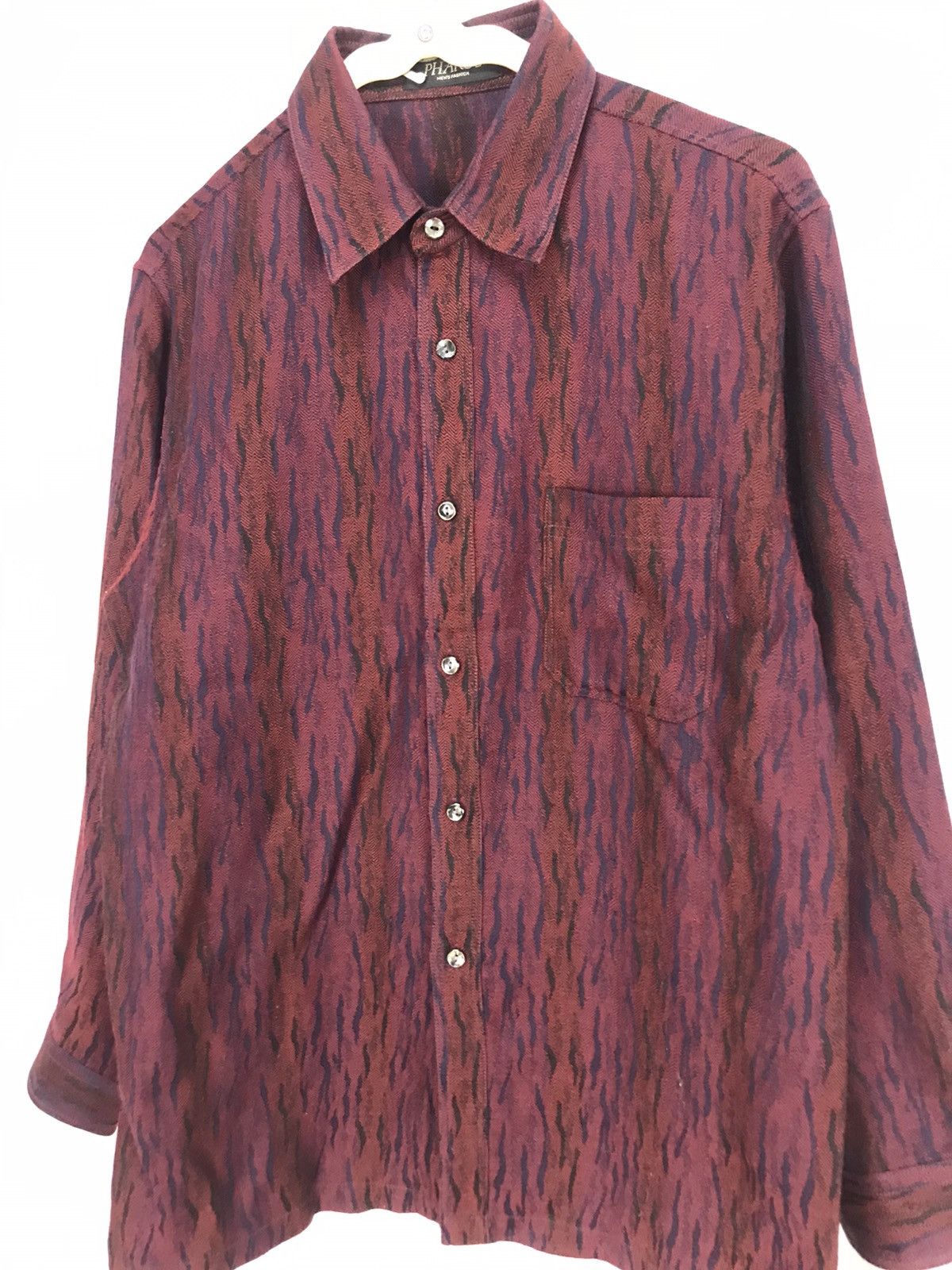 Flannel × Japanese Brand × Vintage Vintage button up shirt single pocket by pharos Size US M / EU 48-50 / 2 - 5 Thumbnail