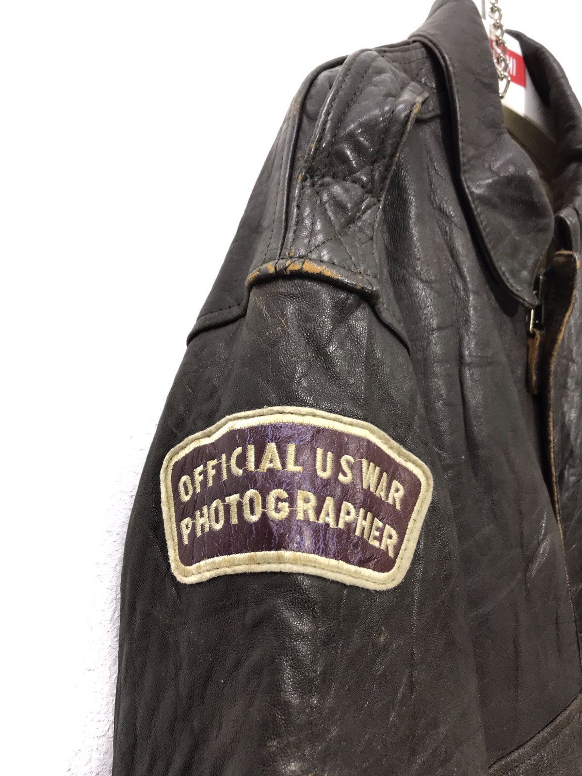 Avirex 🛩 Vtg 90s/80s Avirex Type A-2 Leather Jacket US Army 25🟩 Size US M / EU 48-50 / 2 - 4 Thumbnail