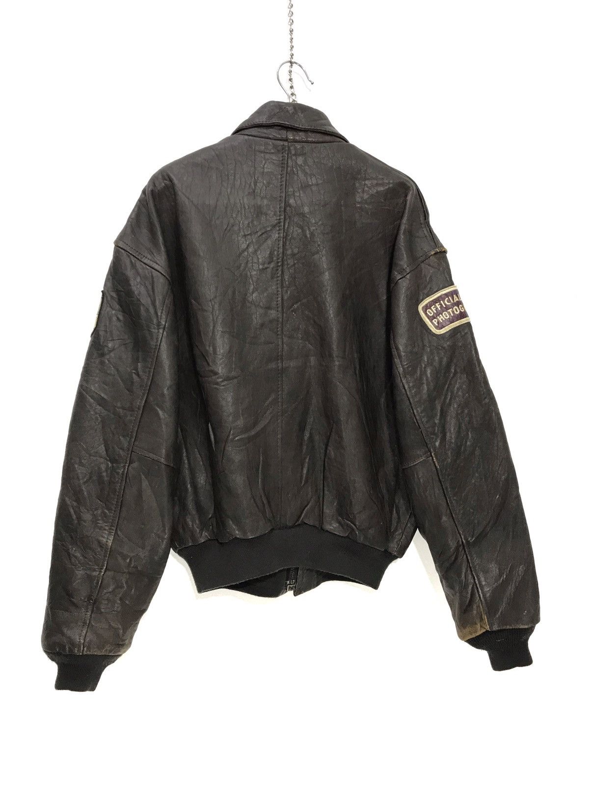 Avirex 🛩 Vtg 90s/80s Avirex Type A-2 Leather Jacket US Army 25🟩 Size US M / EU 48-50 / 2 - 7 Thumbnail