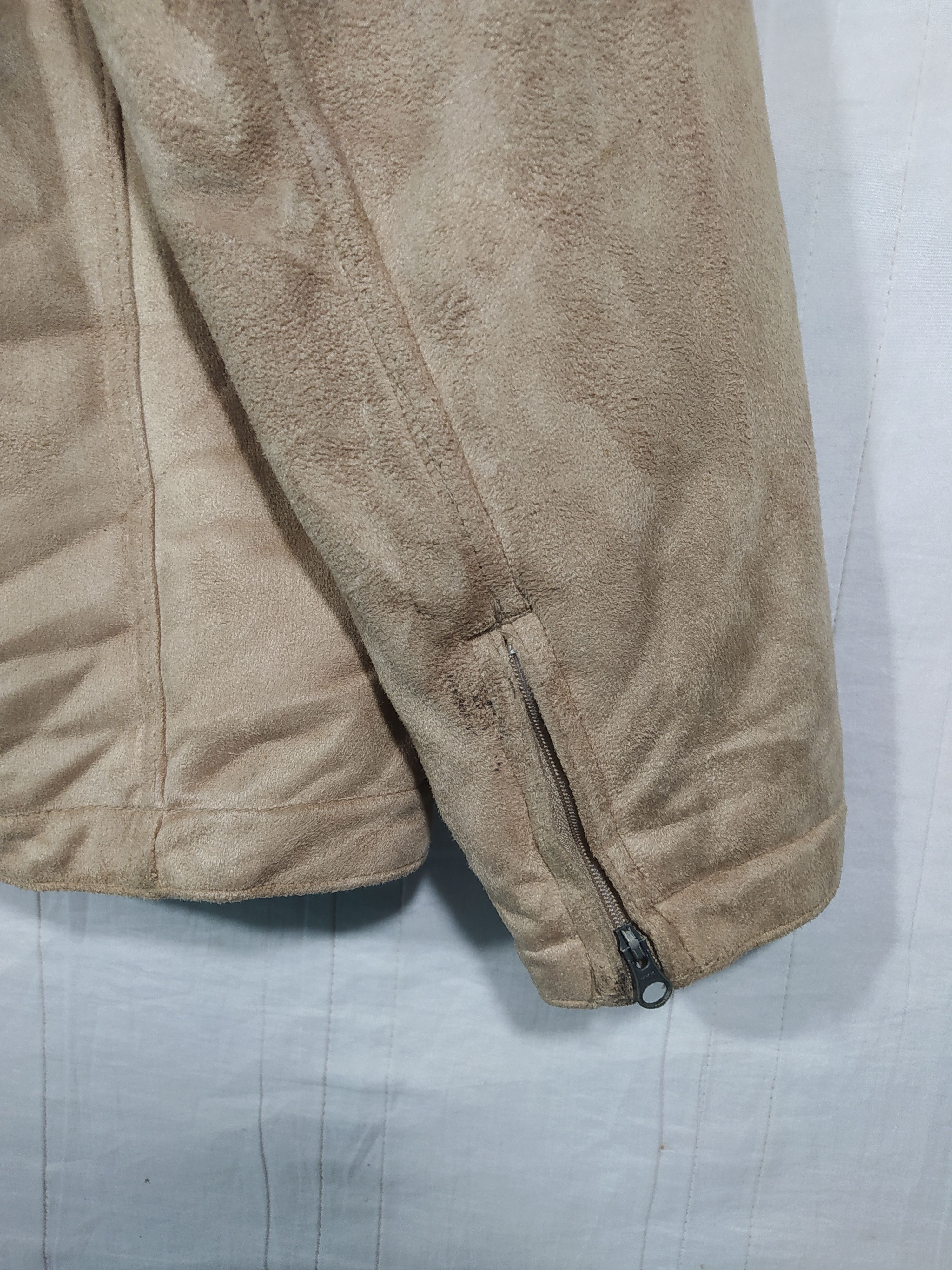 Japanese Brand × Vintage Vintage dj honda Moleskin fur faux suede jacket Size US S / EU 44-46 / 1 - 7 Thumbnail
