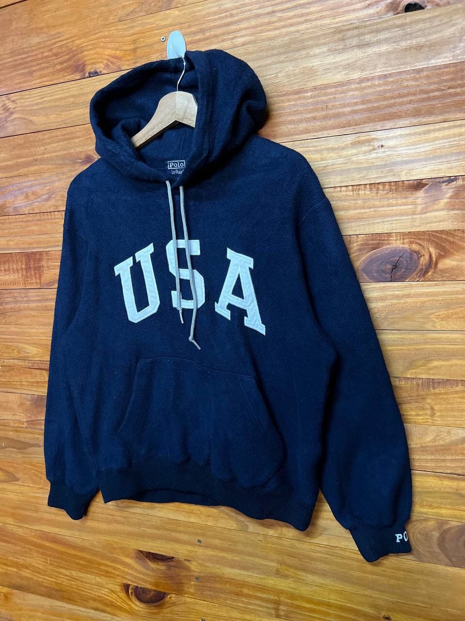 Polo Ralph Lauren POLO RALPH LAURENT USA EMBROIDERY FLEEC HOODIE Size US M / EU 48-50 / 2 - 3 Thumbnail