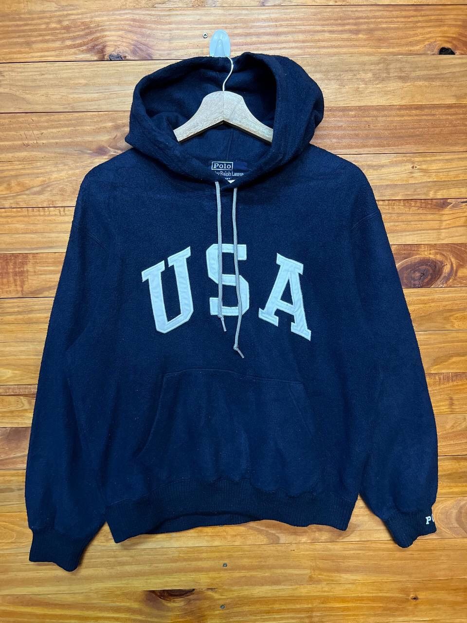 Polo Ralph Lauren POLO RALPH LAURENT USA EMBROIDERY FLEEC HOODIE Size US M / EU 48-50 / 2 - 1 Thumbnail