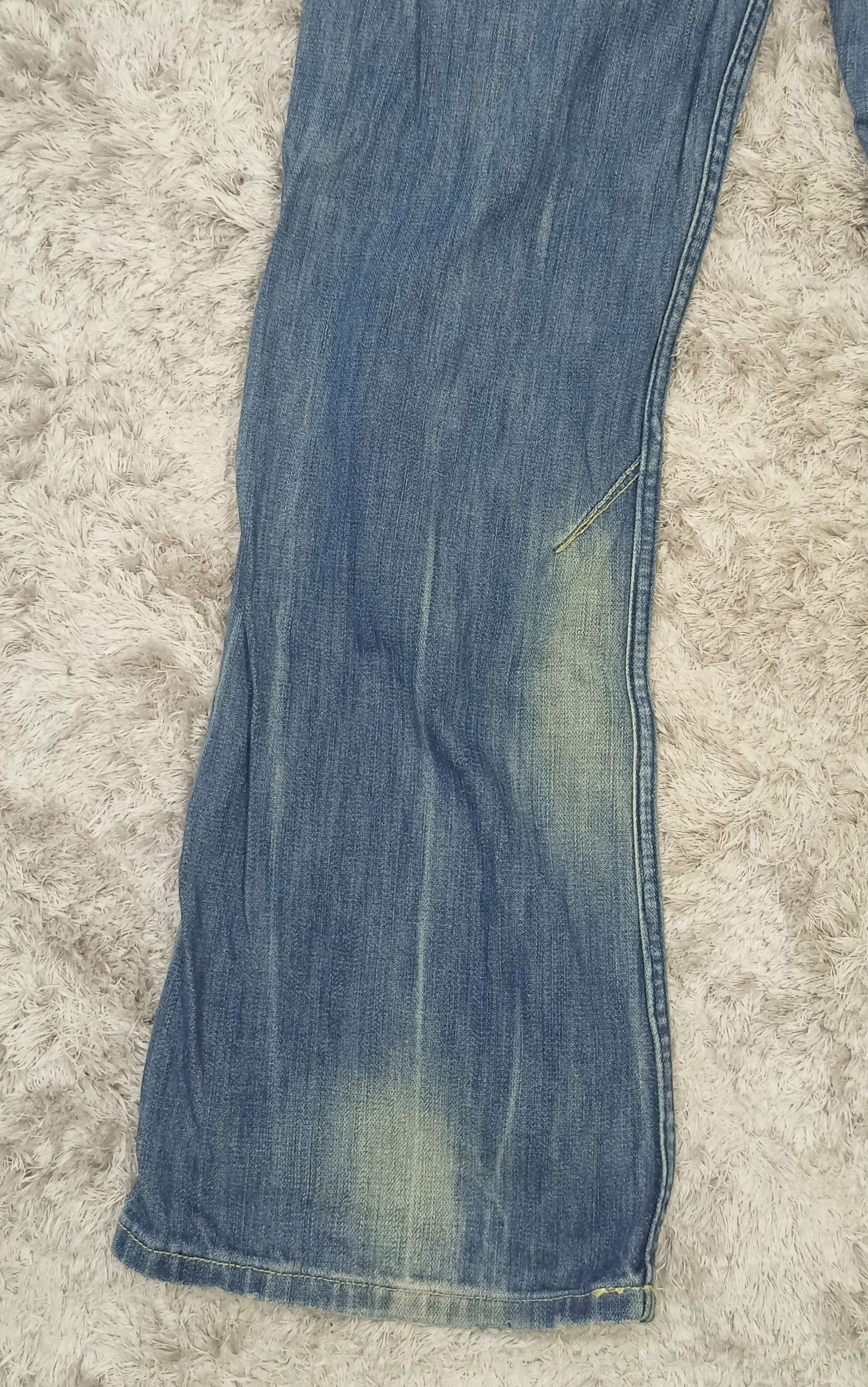 H&M Flare Jeans H&M X LAD Faded Blue Denim Size US 33 - 14 Thumbnail