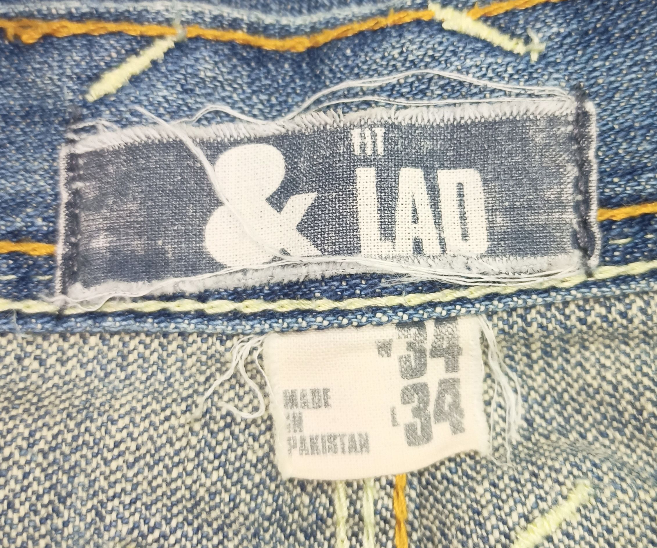 H&M Flare Jeans H&M X LAD Faded Blue Denim Size US 33 - 16 Thumbnail