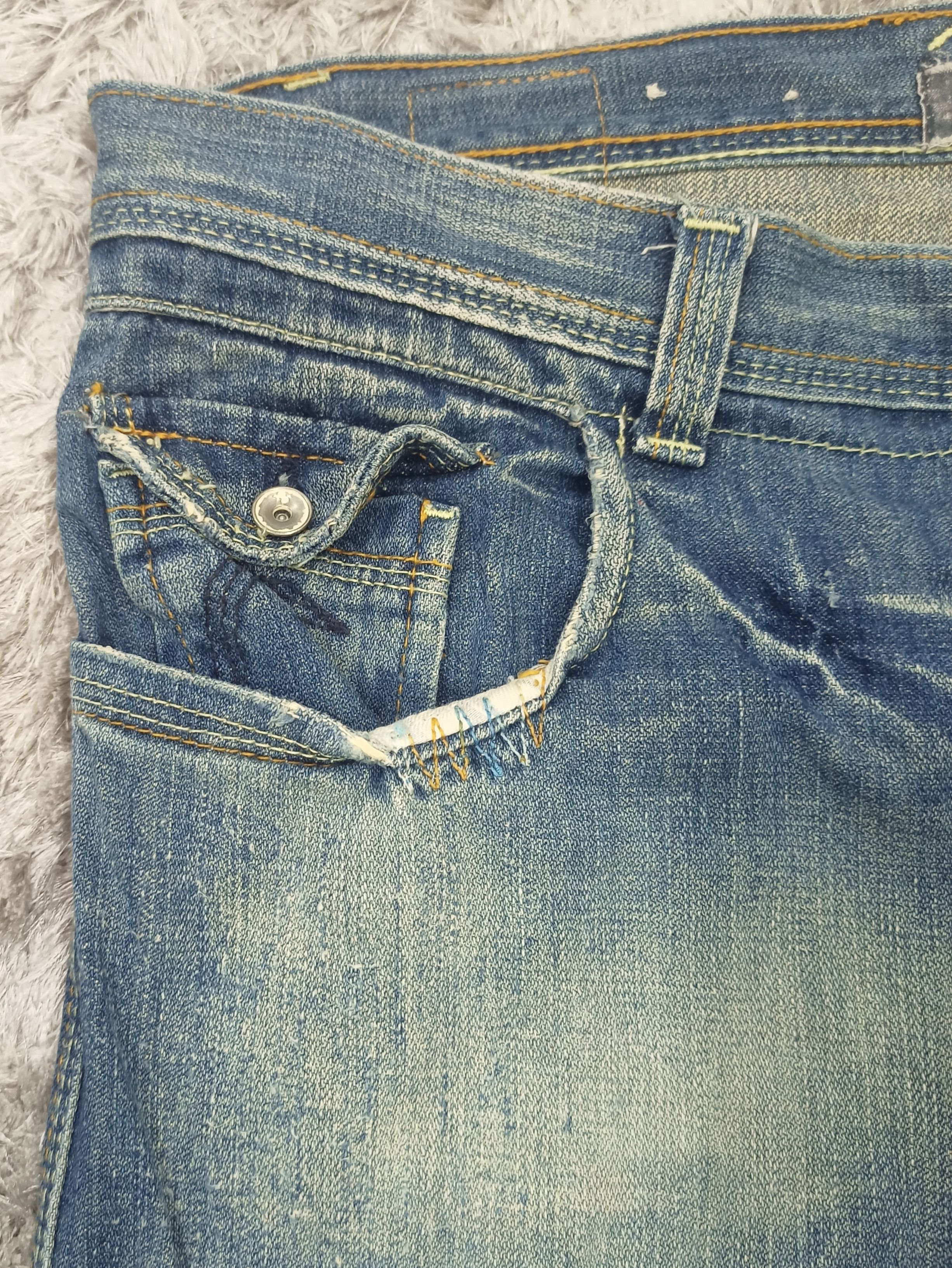 H&M Flare Jeans H&M X LAD Faded Blue Denim Size US 33 - 8 Thumbnail