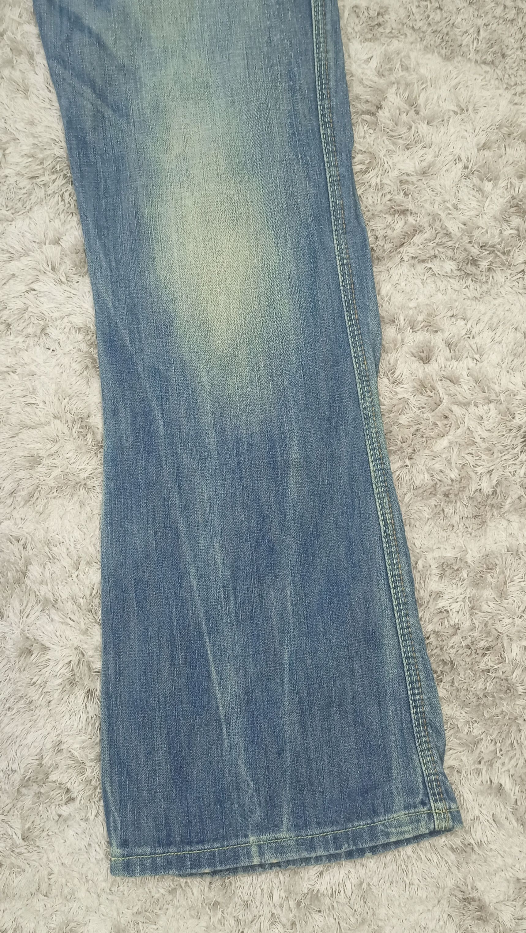 H&M Flare Jeans H&M X LAD Faded Blue Denim Size US 33 - 5 Thumbnail