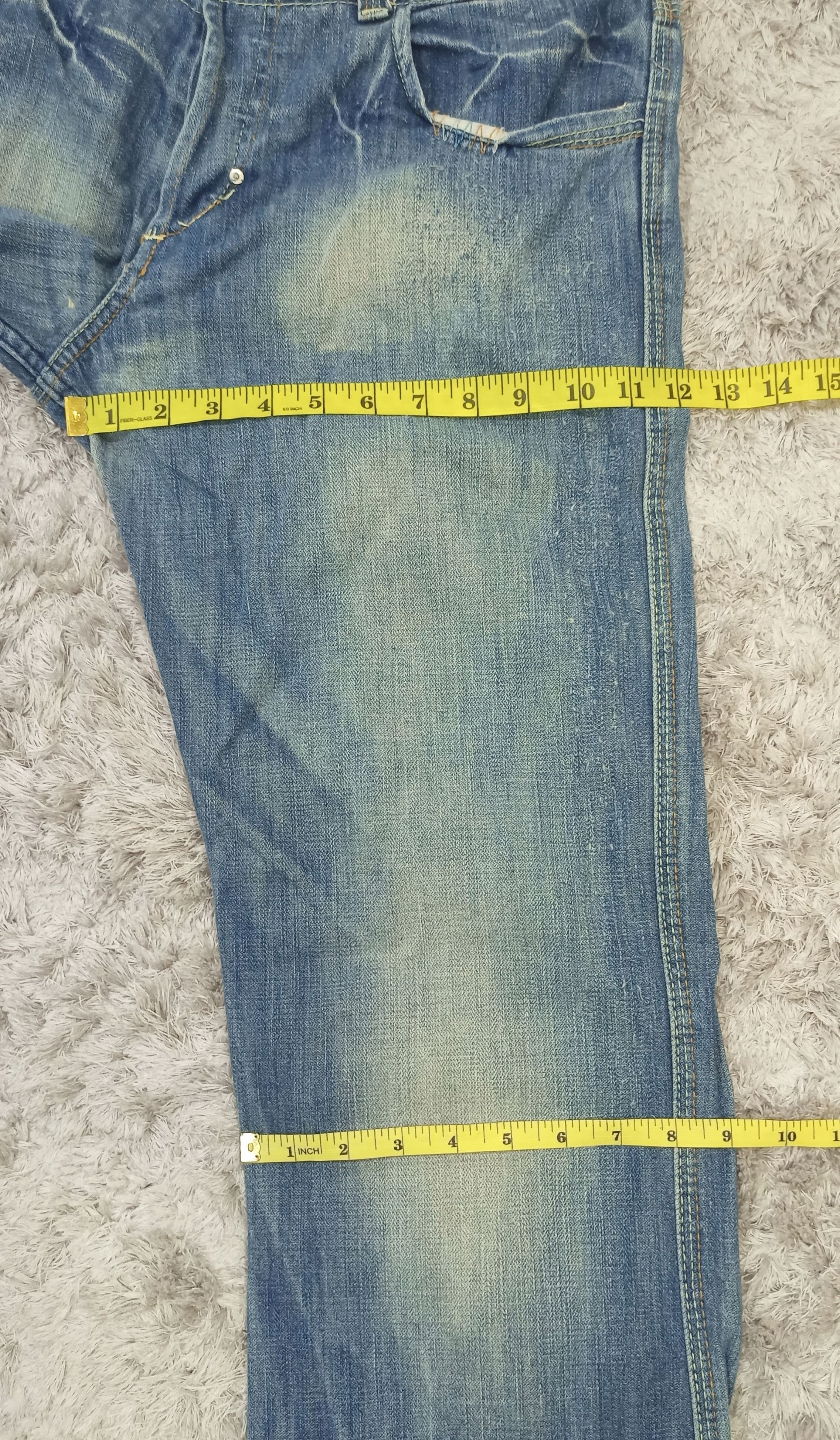 H&M Flare Jeans H&M X LAD Faded Blue Denim Size US 33 - 21 Thumbnail