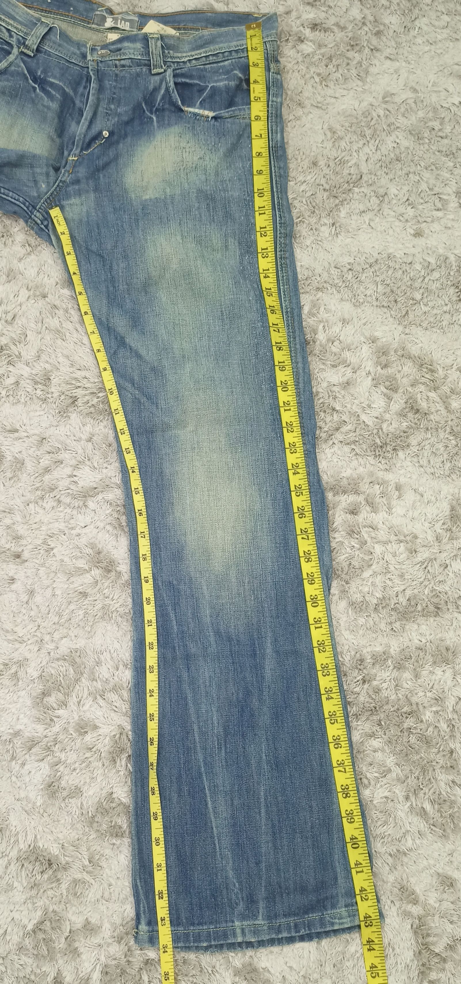 H&M Flare Jeans H&M X LAD Faded Blue Denim Size US 33 - 20 Thumbnail
