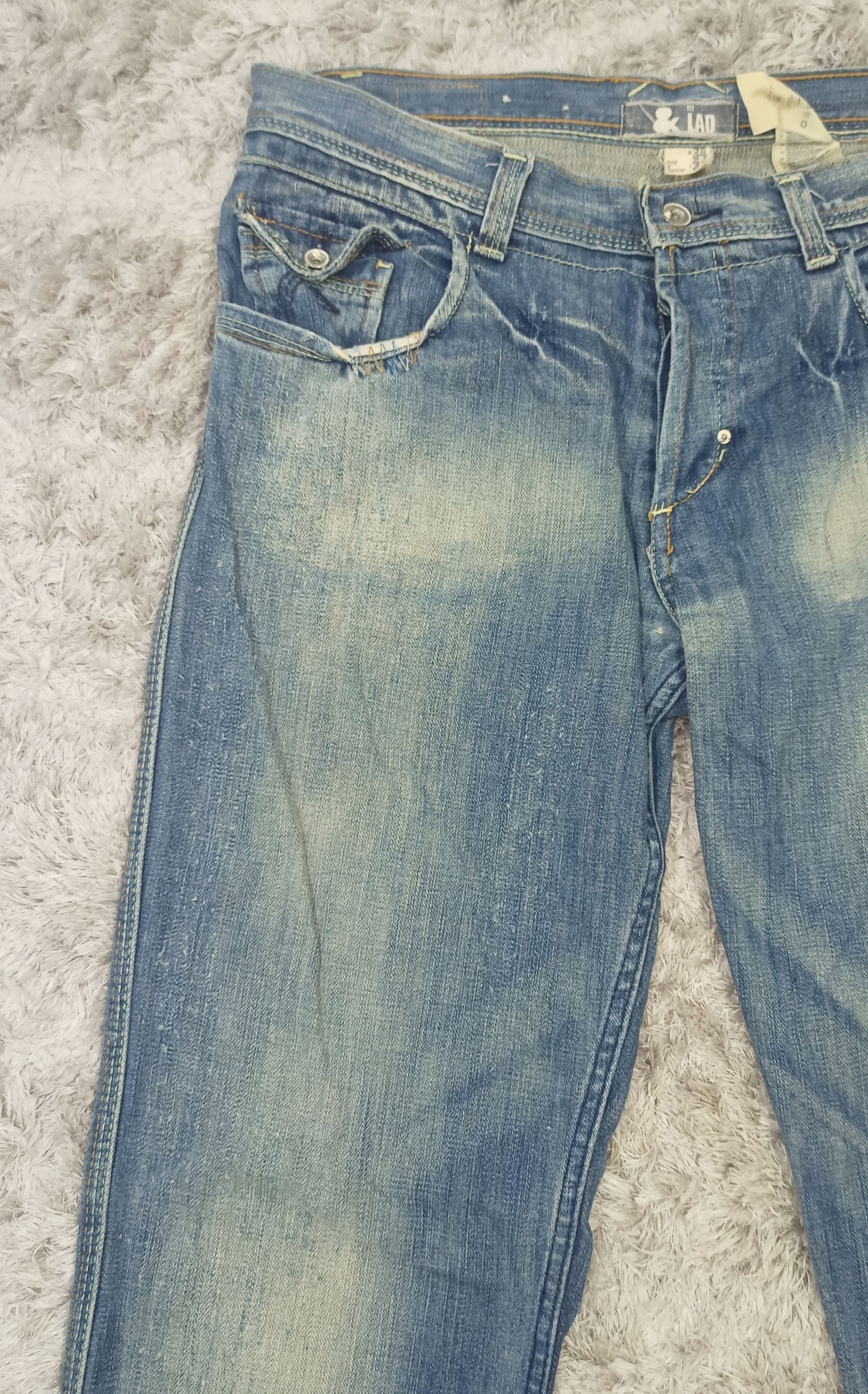 H&M Flare Jeans H&M X LAD Faded Blue Denim Size US 33 - 6 Thumbnail