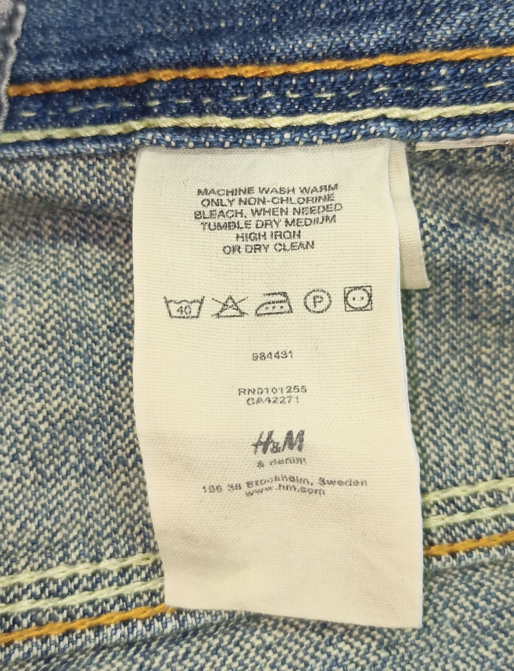 H&M Flare Jeans H&M X LAD Faded Blue Denim Size US 33 - 17 Thumbnail