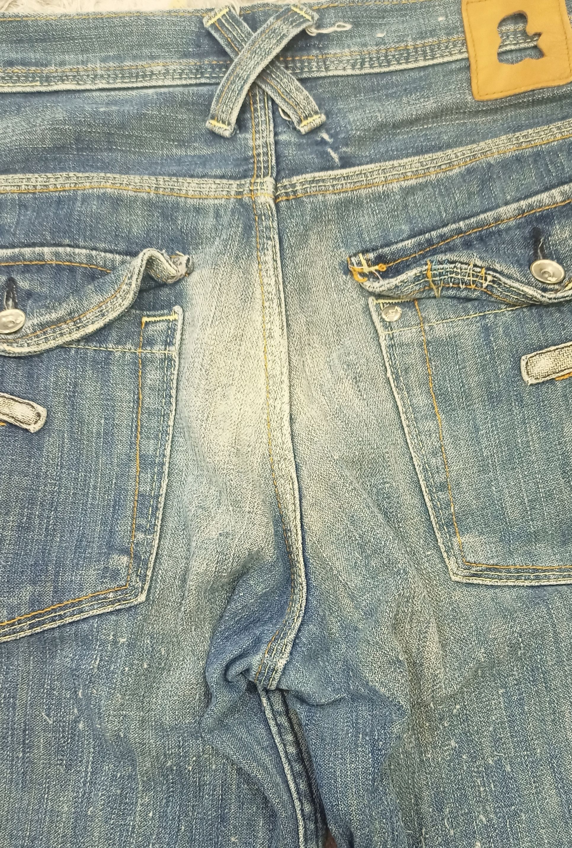H&M Flare Jeans H&M X LAD Faded Blue Denim Size US 33 - 15 Thumbnail