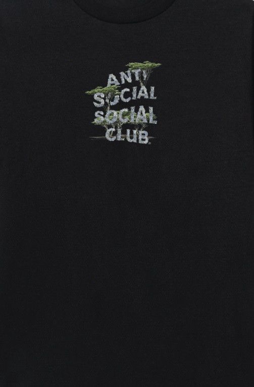 Anti Social Social Club × Members Only DS member exclusive ASSC Trees Logo Retired Black Tee Bape Size US M / EU 48-50 / 2 - 5 Thumbnail