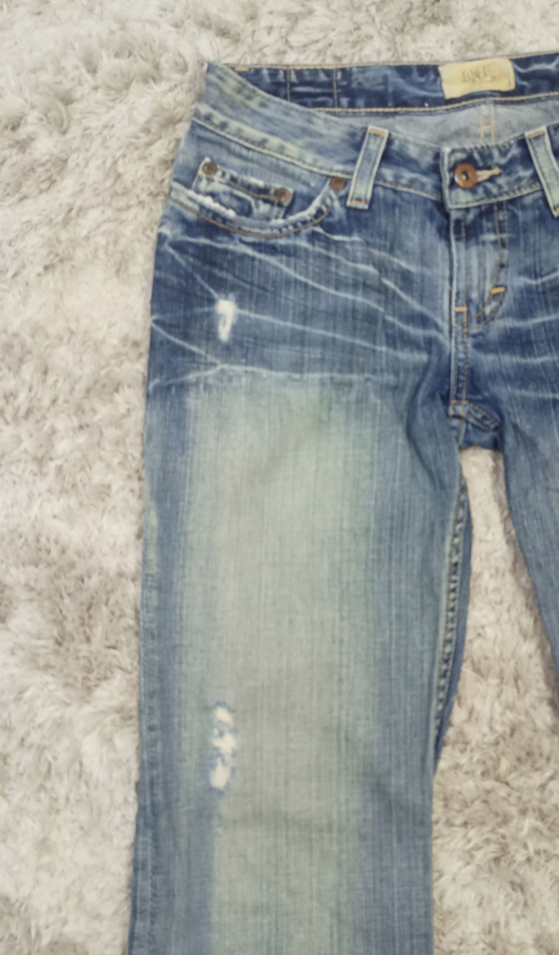 BKE Flare Jeans BKE Distress Low Rise Denim Size 26" / US 2 / IT 38 - 5 Thumbnail