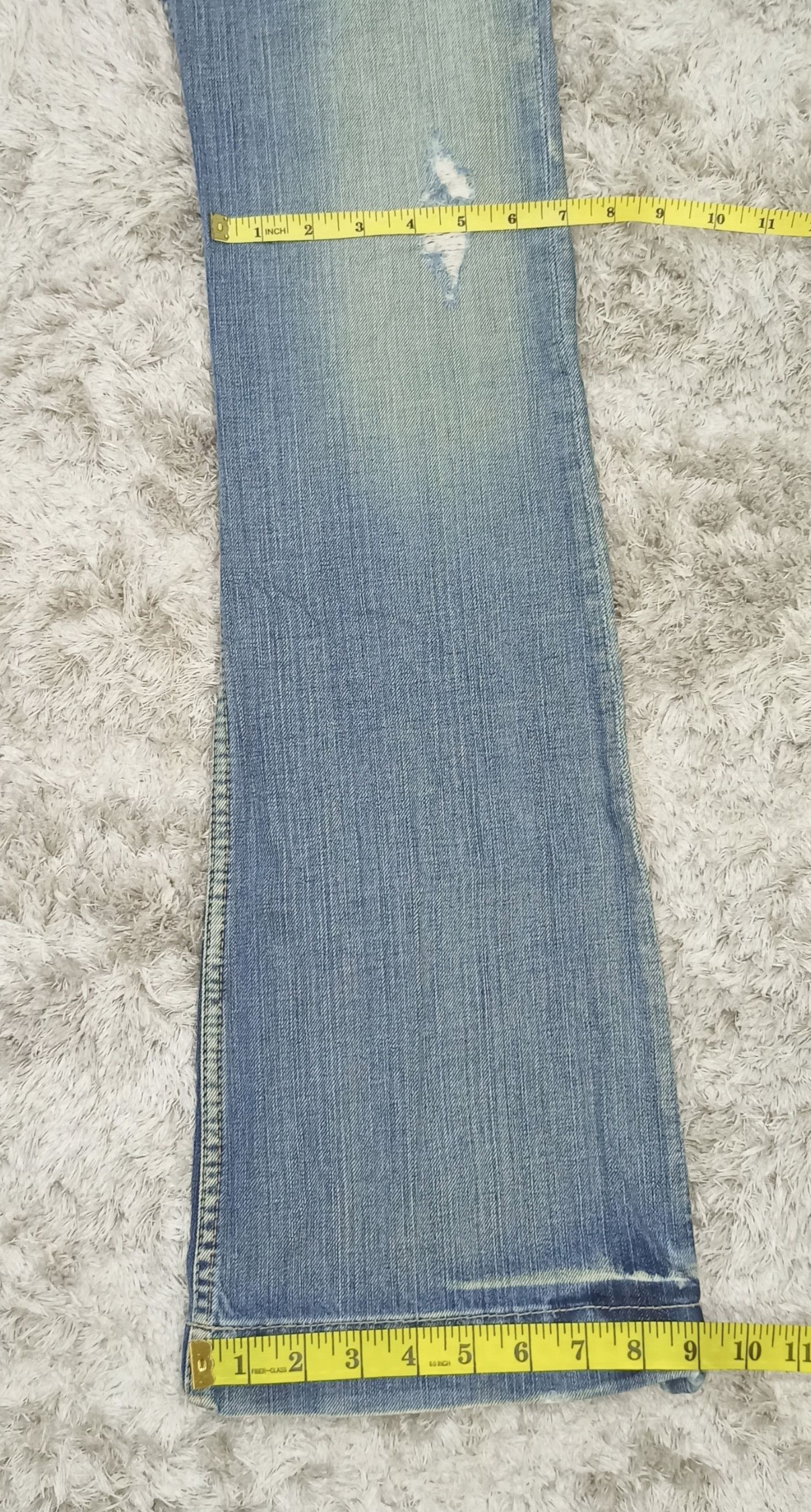 BKE Flare Jeans BKE Distress Low Rise Denim Size 26" / US 2 / IT 38 - 19 Thumbnail