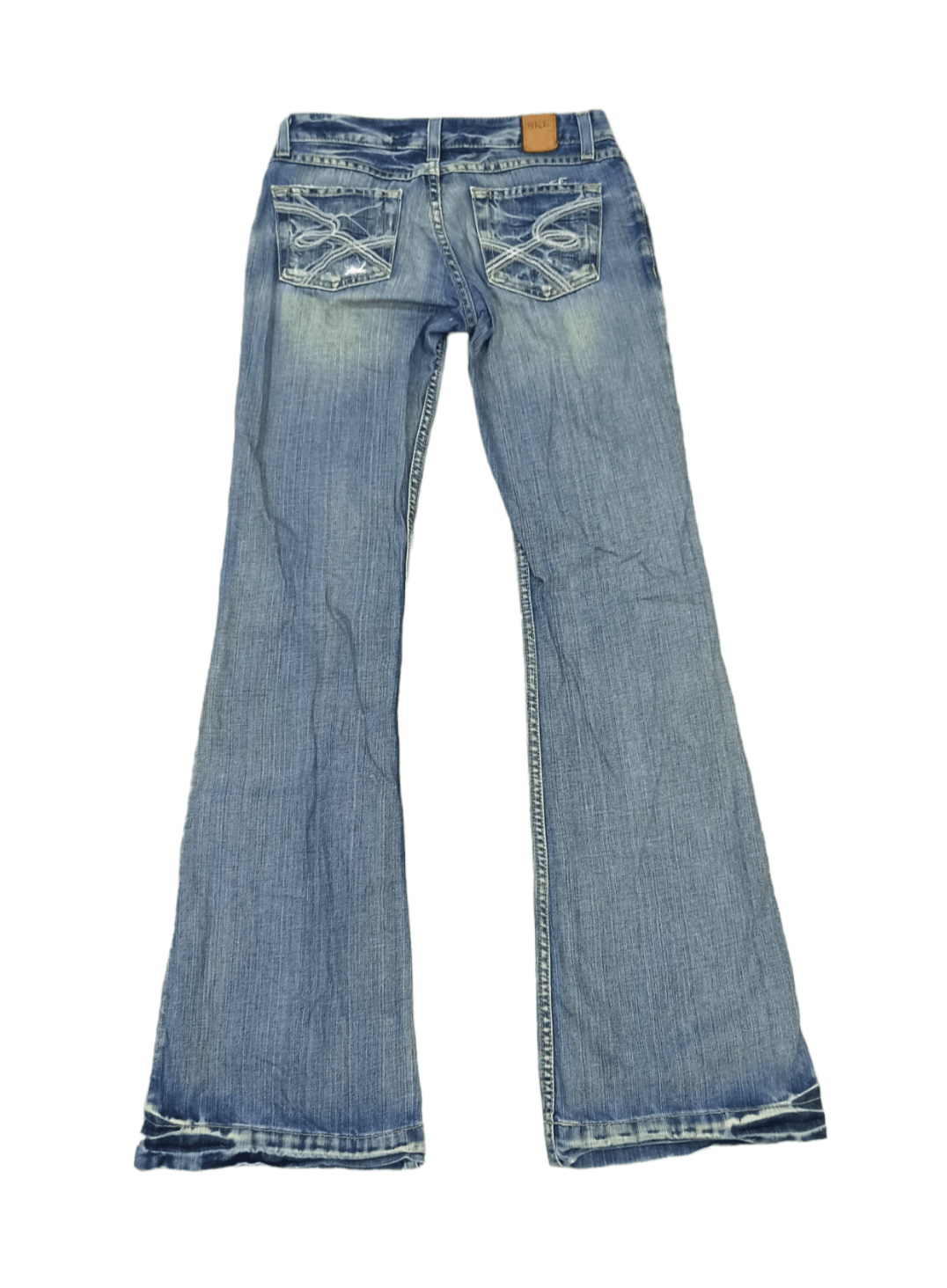 BKE Flare Jeans BKE Distress Low Rise Denim Size 26" / US 2 / IT 38 - 2 Thumbnail