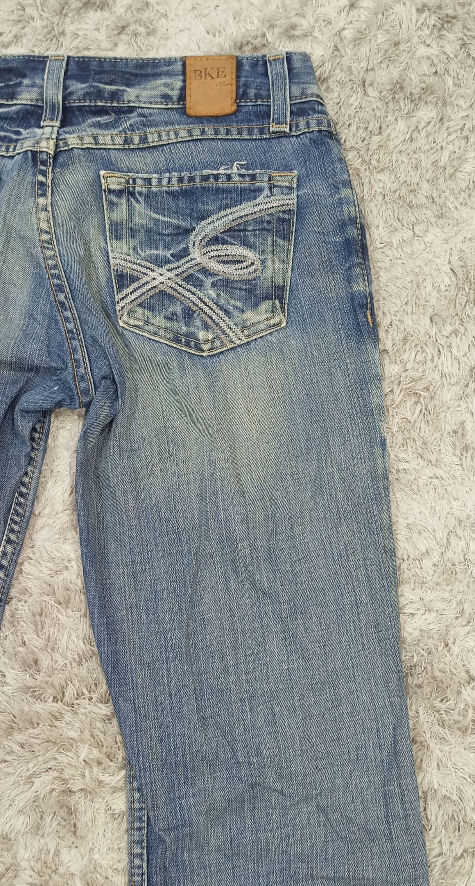 BKE Flare Jeans BKE Distress Low Rise Denim Size 26" / US 2 / IT 38 - 10 Thumbnail