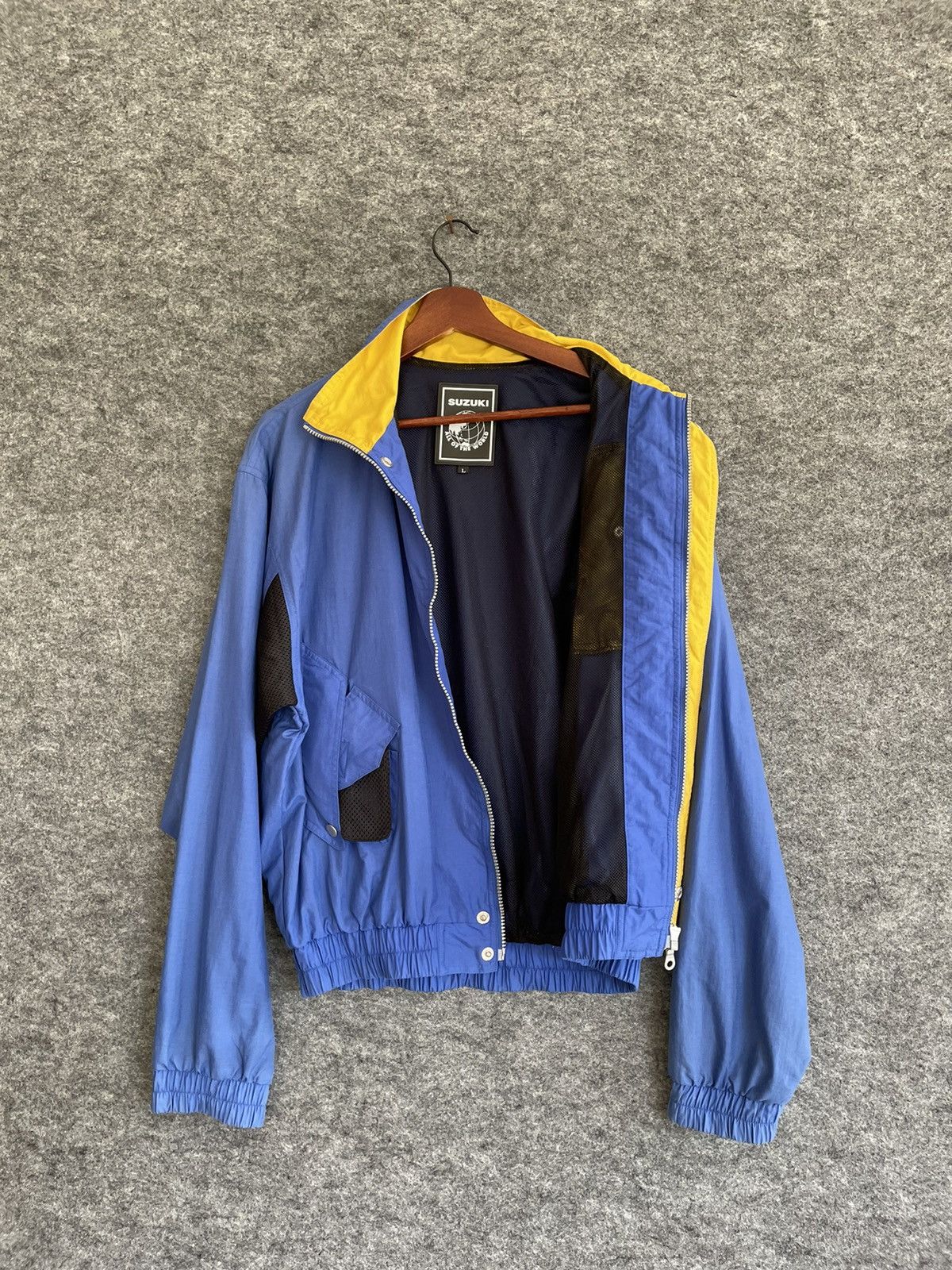 Japanese Brand VINTAGE SUZUKI ALL OVER THE WORLD JACKET Size US L / EU 52-54 / 3 - 5 Thumbnail