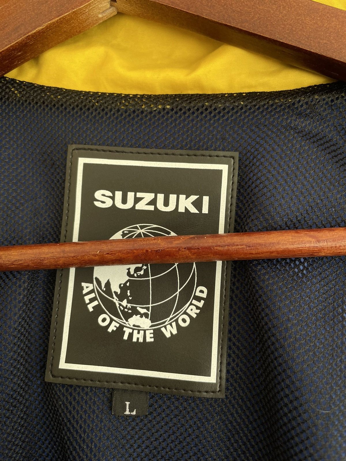 Japanese Brand VINTAGE SUZUKI ALL OVER THE WORLD JACKET Size US L / EU 52-54 / 3 - 7 Thumbnail