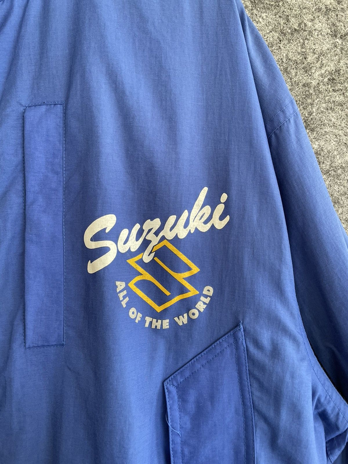 Japanese Brand VINTAGE SUZUKI ALL OVER THE WORLD JACKET Size US L / EU 52-54 / 3 - 6 Thumbnail