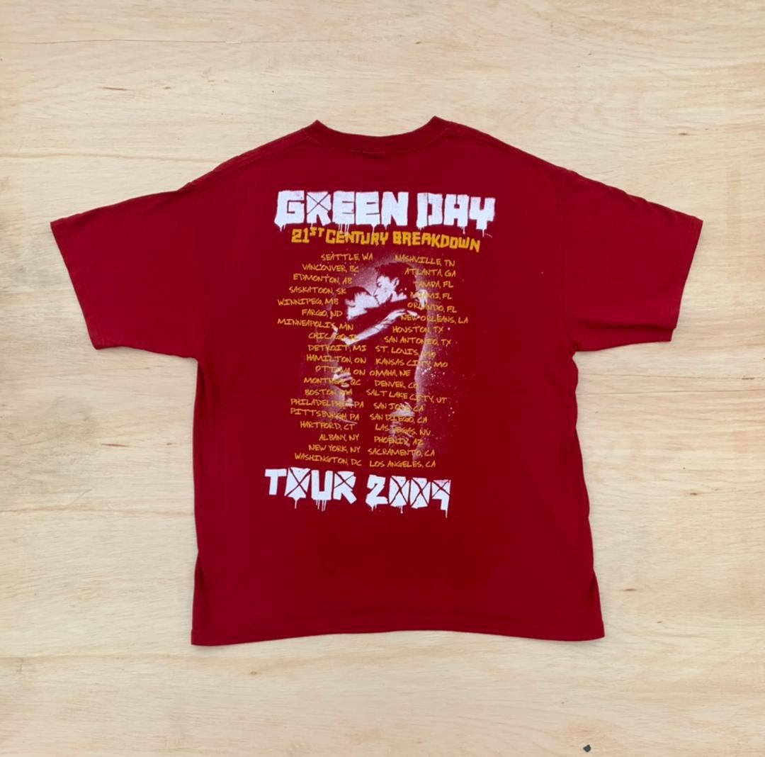 Band Tees × Vintage vintage tee band green day B10 Size US XL / EU 56 / 4 - 3 Thumbnail