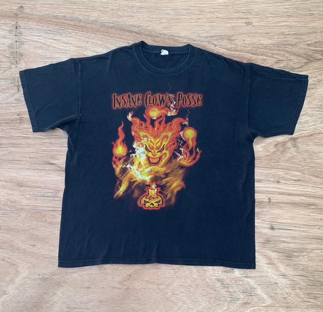 Image of Band Tees x Vintage Tee Hip Hop Insane Clown Pose A39 in Black, Men's (Size XL)