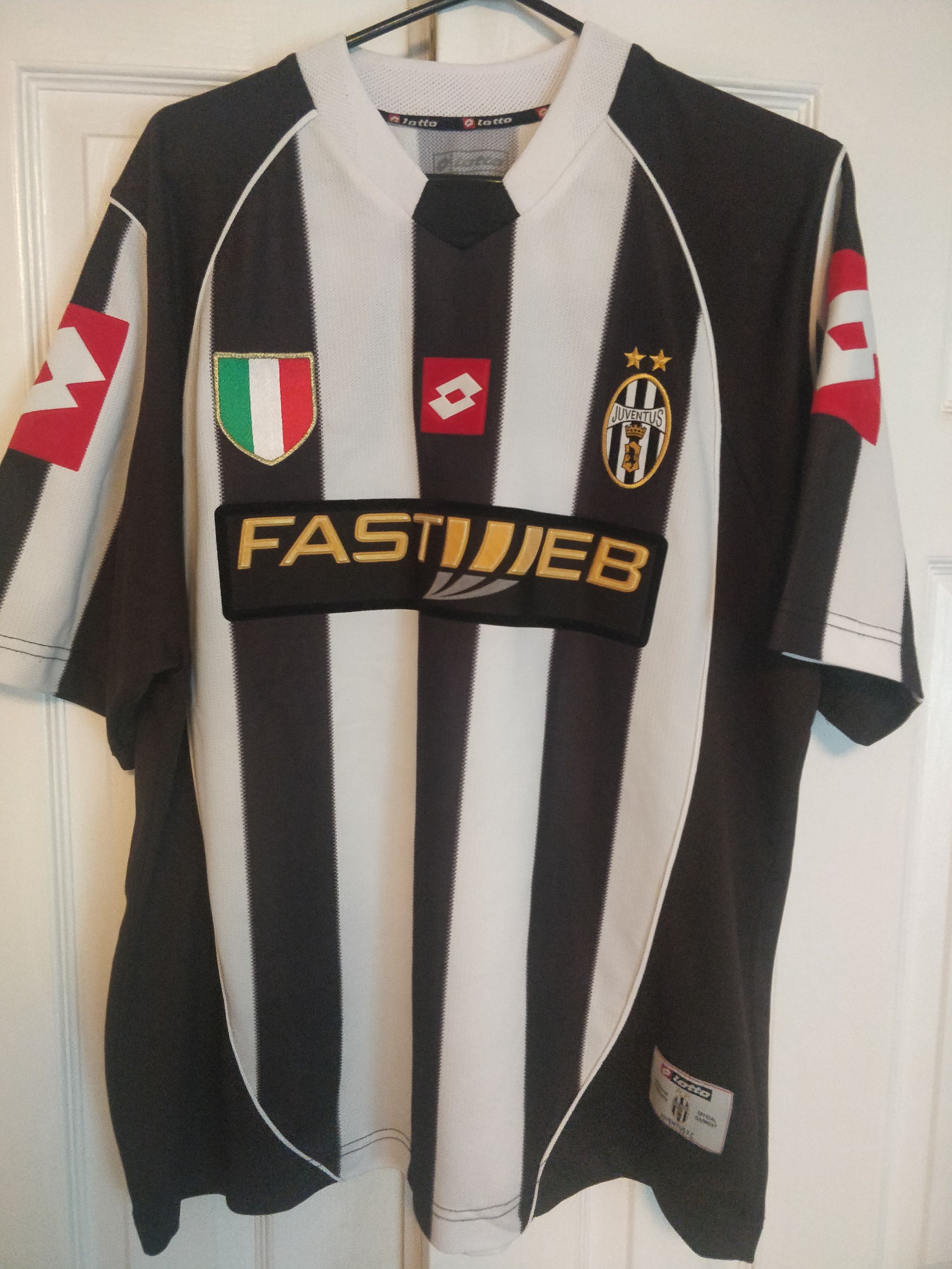 Juventus 2002 Home Jersey Lotto