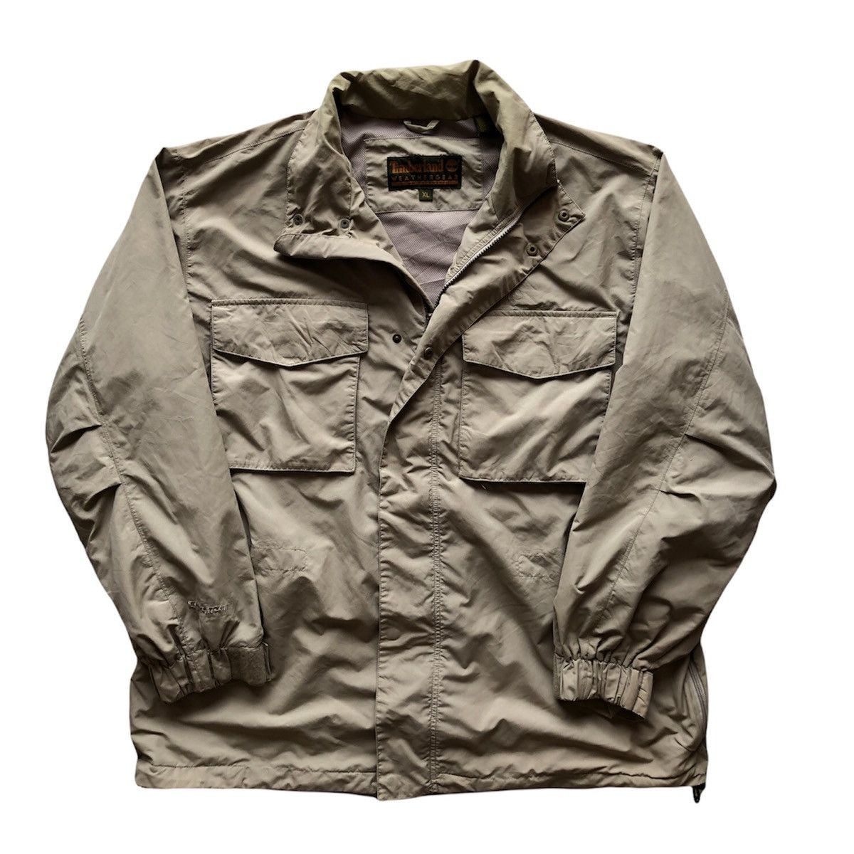 image of Y2K Timberland Windbreaker Weathergear in All Nude, Men's (Size XL)
