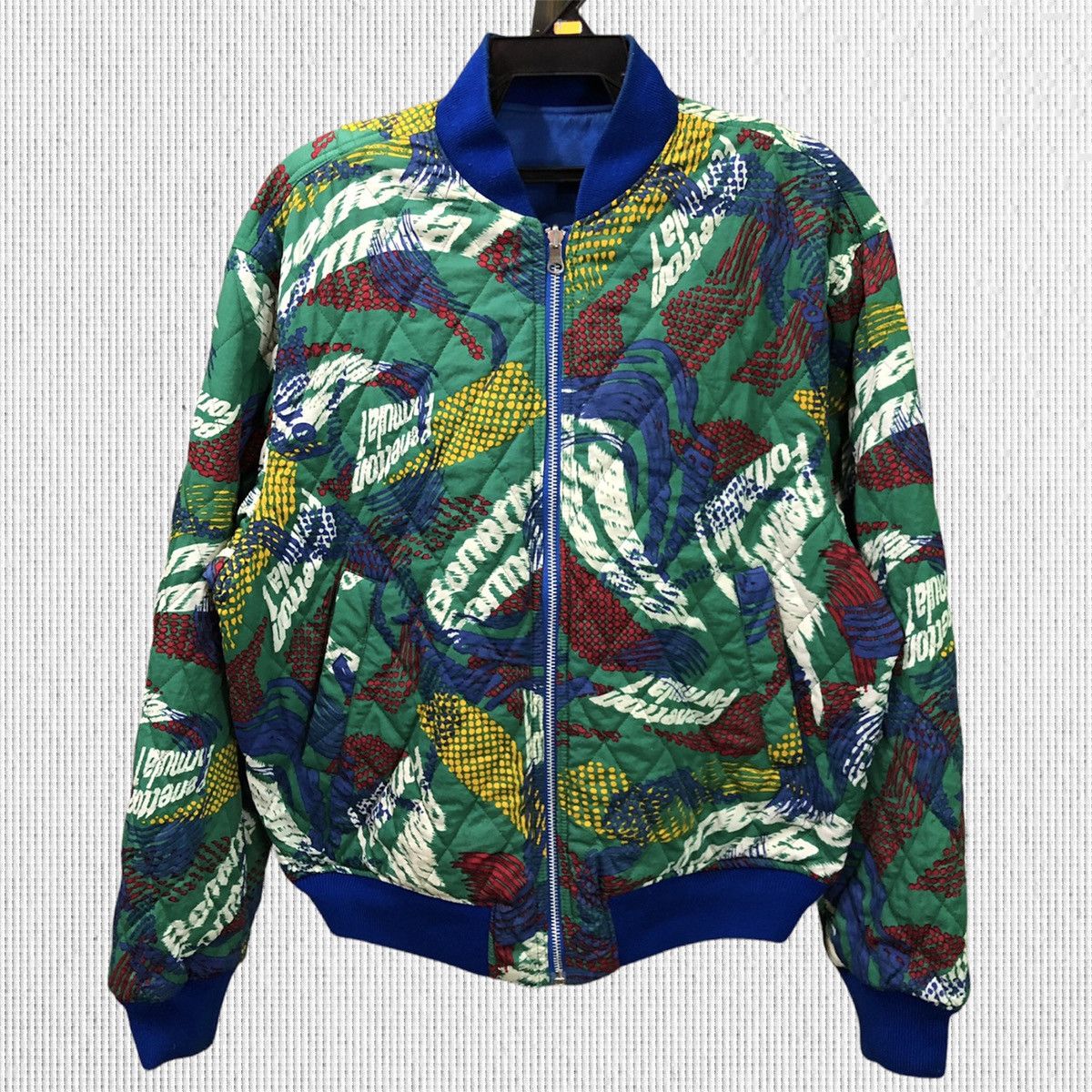 Benetton Vintage Benetton Formula 1 Racing Team Revesible Jacket Size US L / EU 52-54 / 3 - 1 Thumbnail