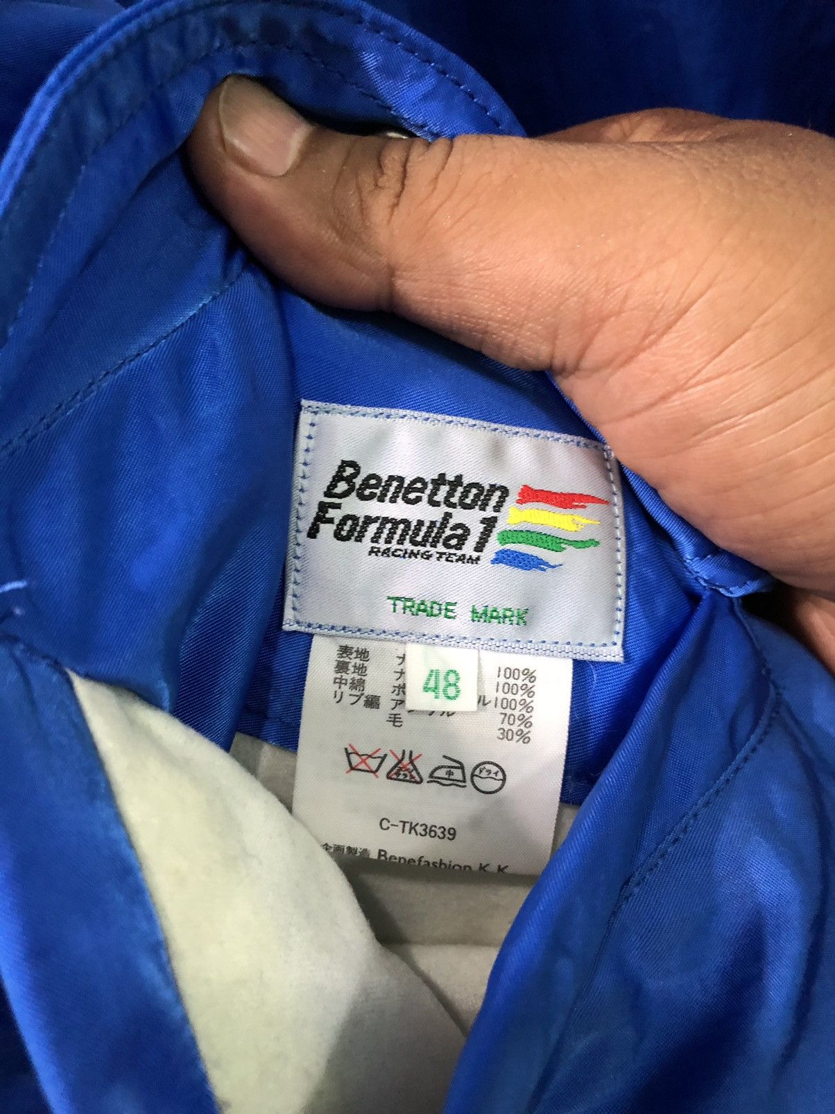 Benetton Vintage Benetton Formula 1 Racing Team Revesible Jacket Size US L / EU 52-54 / 3 - 10 Thumbnail