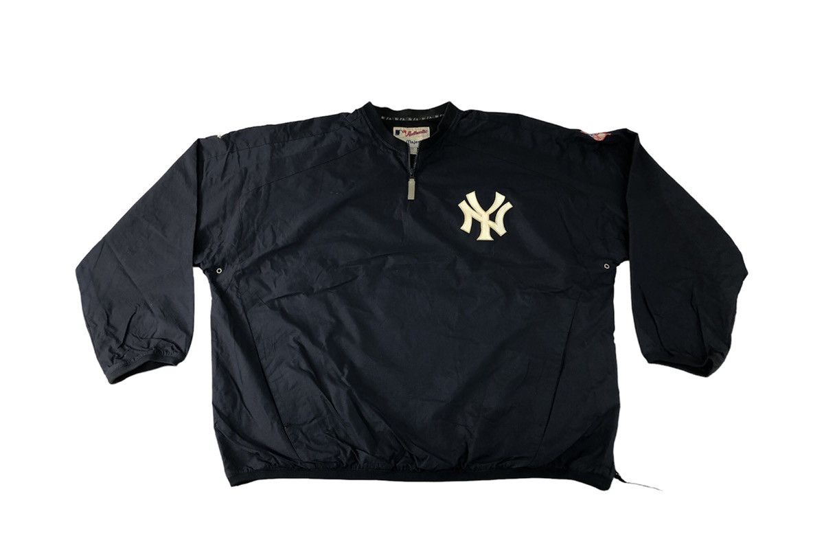 MLB × Majestic × New York Yankees Majestic MLB New York Yankees NY Bomber Half Zip Bomber Size US XXL / EU 58 / 5 - 1 Thumbnail