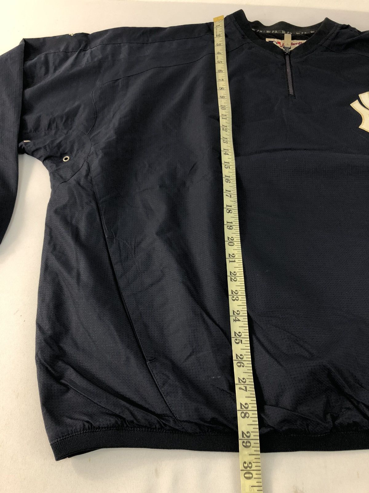 MLB × Majestic × New York Yankees Majestic MLB New York Yankees NY Bomber Half Zip Bomber Size US XXL / EU 58 / 5 - 11 Thumbnail
