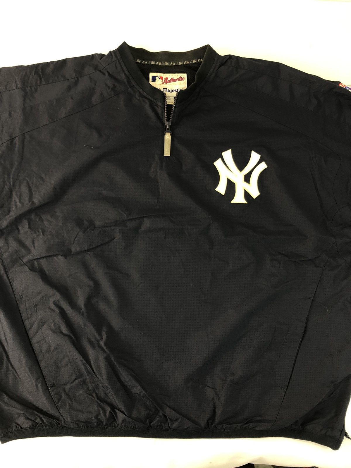 MLB × Majestic × New York Yankees Majestic MLB New York Yankees NY Bomber Half Zip Bomber Size US XXL / EU 58 / 5 - 3 Thumbnail