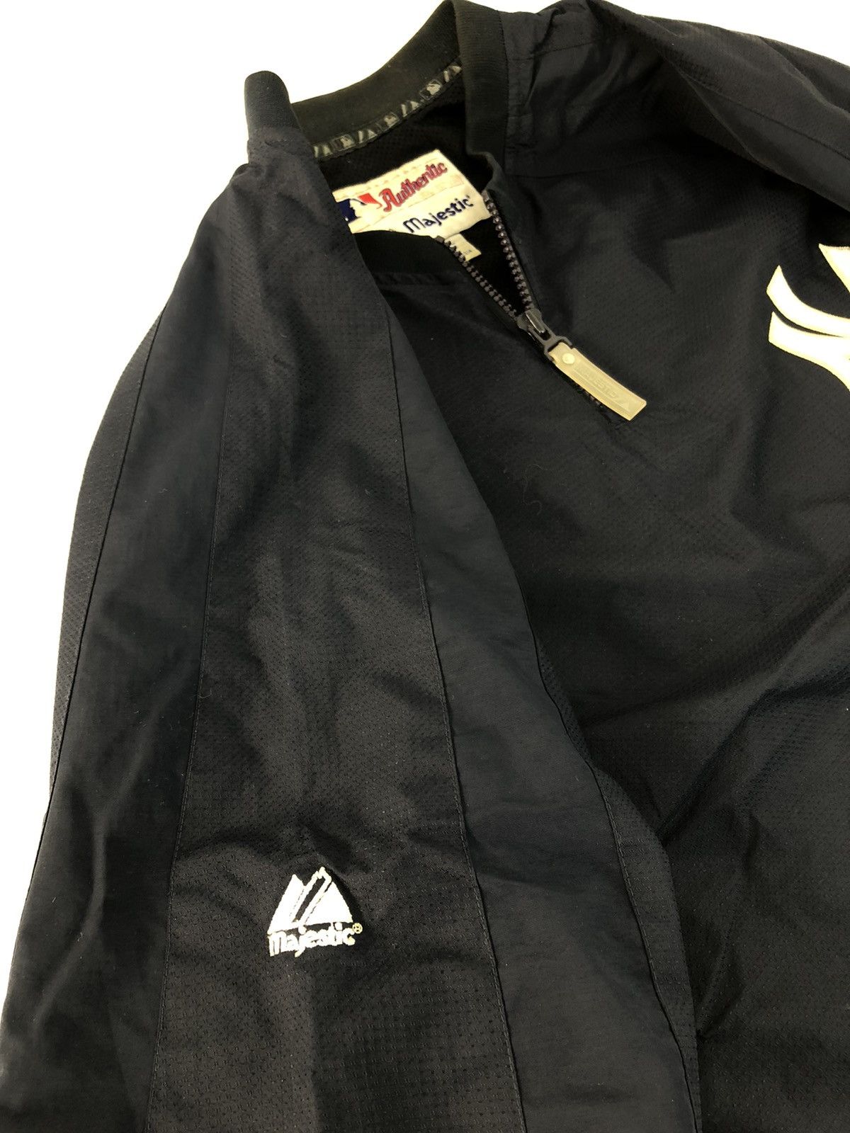 MLB × Majestic × New York Yankees Majestic MLB New York Yankees NY Bomber Half Zip Bomber Size US XXL / EU 58 / 5 - 6 Thumbnail